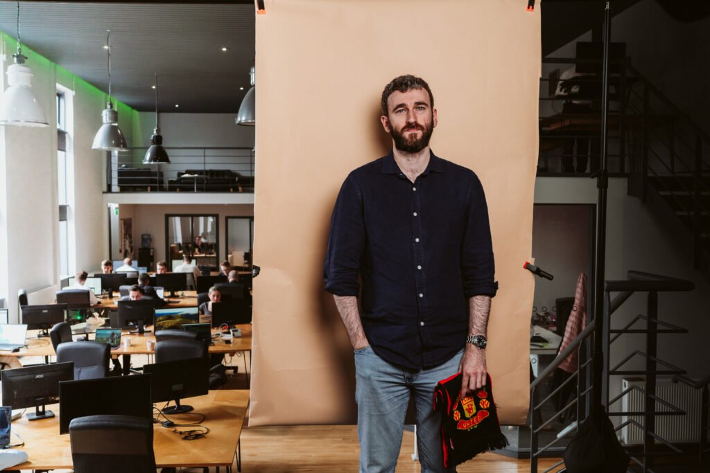 Cranmore is one of the UK's fastest growing software development companies. Pictured is senior developer Damien Earle.